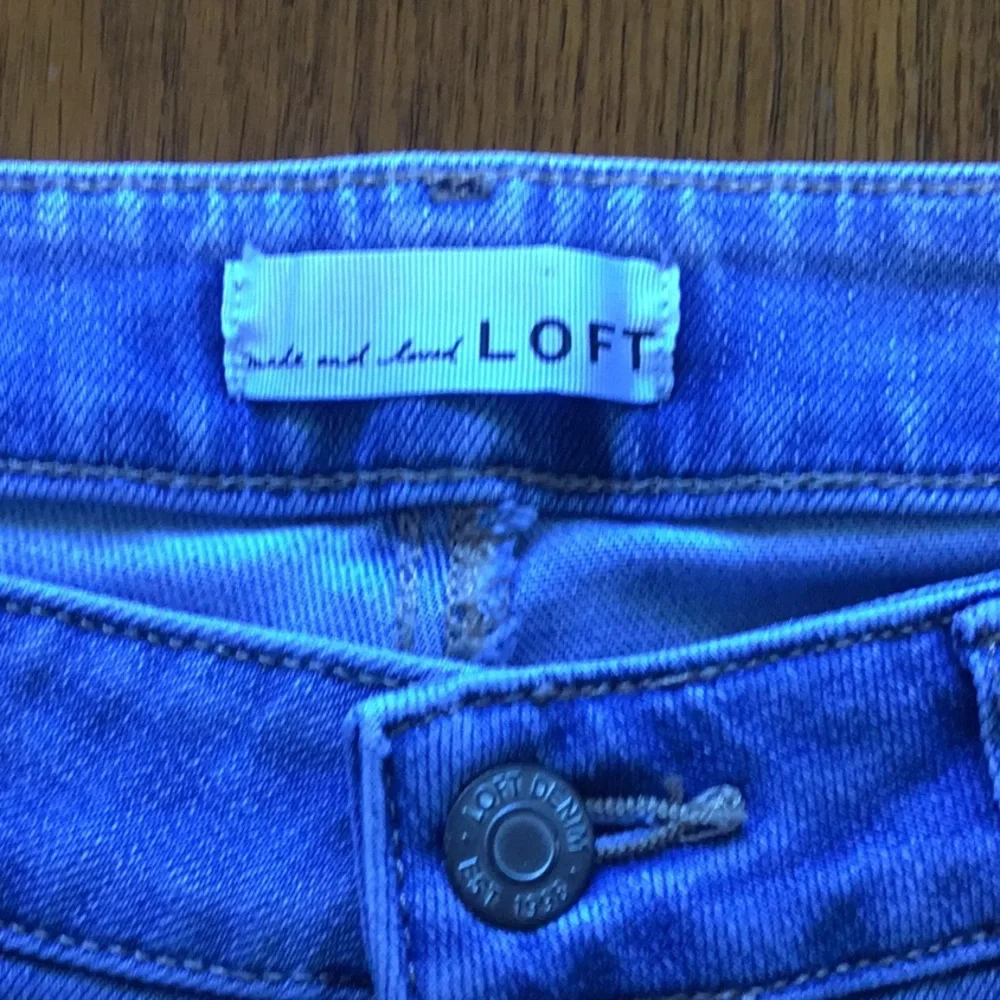 Ann Taylor LOFT the girlfriend denim jeans size 6 - Picture 3 of 5